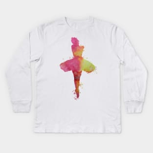 Ballerina Kids Long Sleeve T-Shirt